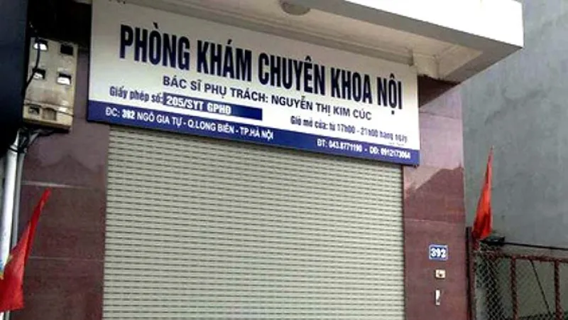Đình chỉ phòng khám khiến cháu bé 22 tháng tuổi tử vong 