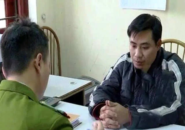 Bị can Nguyễn Trọng Trình tại cơ quan điều tra