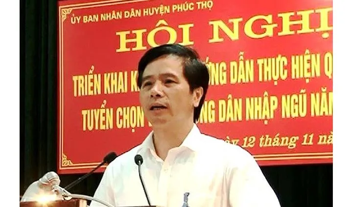 Hà Nội cách chức bí thư, kỷ luật chủ tịch, phó chủ tịch huyện Phúc Thọ