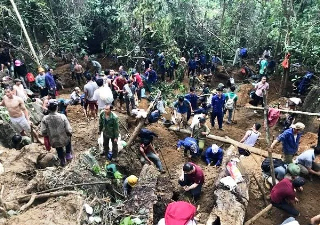 Số người tìm kiếm đá quý tại khu vực núi đá Liễu Đô đã giảm bớt