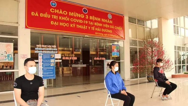 3 bệnh nhân Covid-19 đầu tiên ở “tâm dịch” TP Chí Linh khỏi bệnh