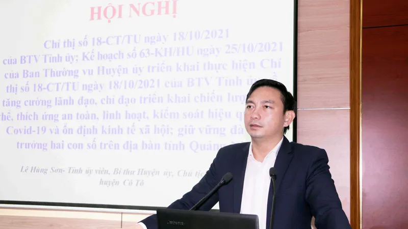 Vi phạm đạo đức lối sống, Bí thư Huyện ủy Cô Tô bị đình chỉ công tác 