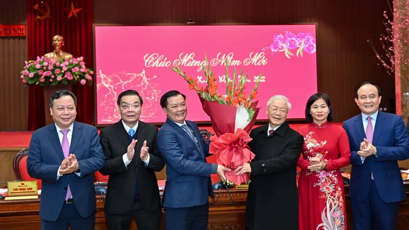 Tổng Bí thư Nguyễn Phú Trọng: Hà Nội phải phấn đấu cho xứng đáng với vai trò, vị trí là Thủ đô