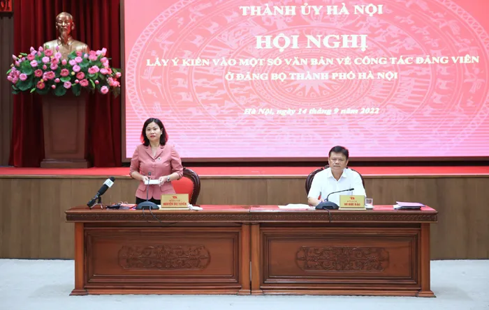 Hà Nội lập đề án rà soát, sàng lọc đưa đảng viên không còn đủ tư cách ra khỏi Đảng