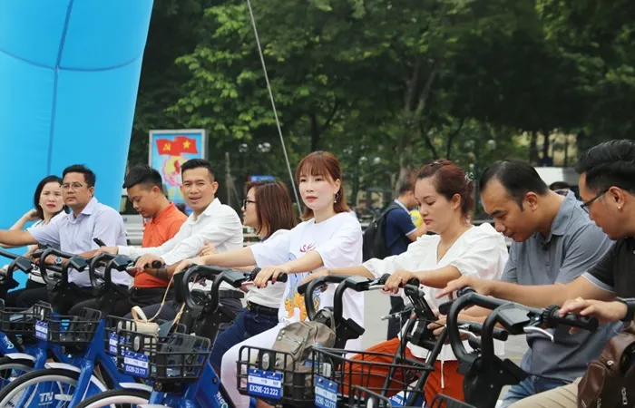 Hà Nội khai trương dịch vụ xe đạp công cộng thân thiện môi trường