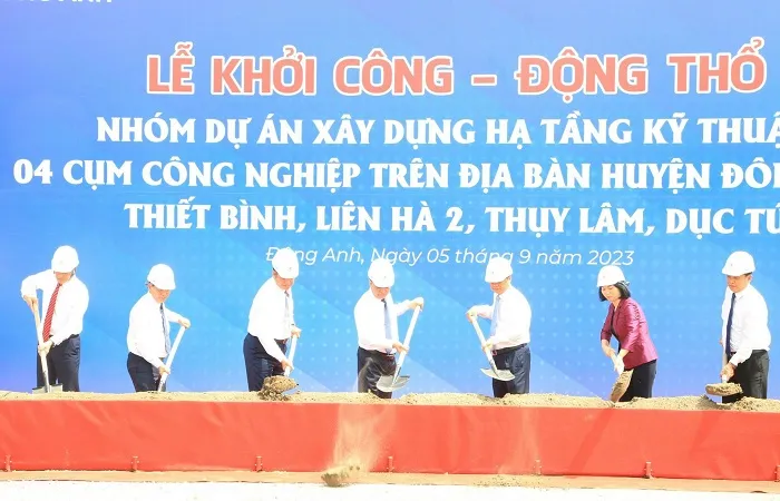 Hà Nội khởi công 4 cụm công nghiệp có vốn đầu tư trên 1.500 tỷ đồng
