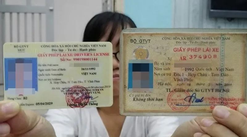 Chưa bắt buộc đổi giấy phép lái xe sang thẻ nhựa