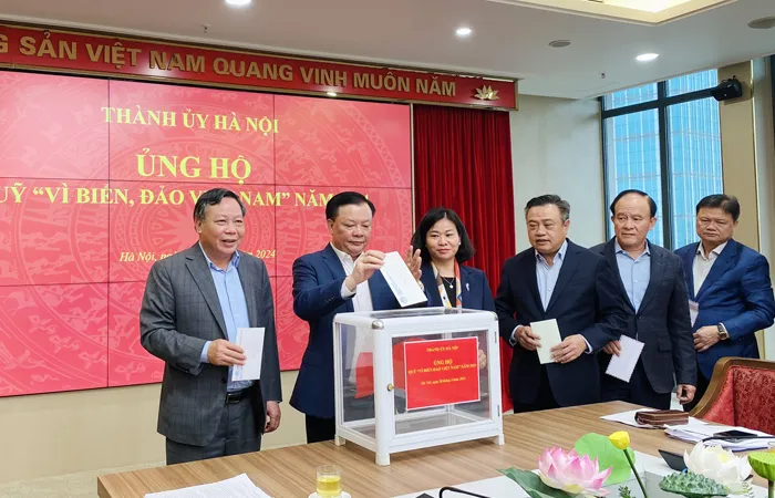 Lãnh đạo TP Hà Nội dành ít nhất 1 ngày lương ủng hộ Quỹ “Vì biển, đảo Việt Nam”