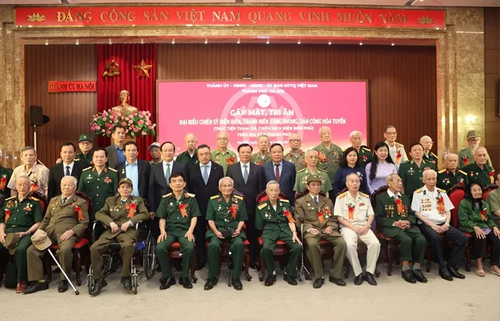 Hà Nội tri ân các lực lượng tham gia chiến dịch Điện Biên Phủ
