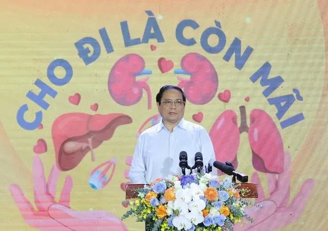 Thủ tướng Phạm Minh Chính kêu gọi người dân đăng ký hiến mô, tạng