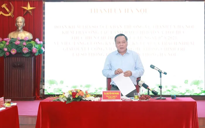 Giám sát việc thực hiện kỷ cương, nhiệm vụ của Sở TT-TT Hà Nội