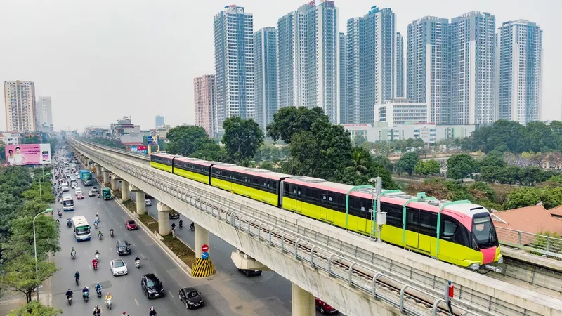 Khai thác thương mại đoạn trên cao tuyến đường sắt Nhổn - Ga Hà Nội 
