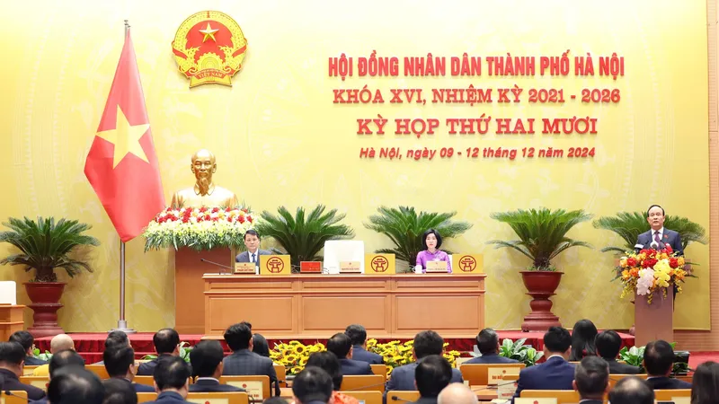 HĐND TP Hà Nội khai mạc kỳ họp thứ 20, xem xét, quyết định nhiều nhiệm vụ quan trọng