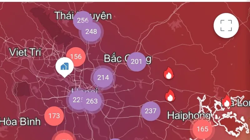 Hà Nội trong “top 3” thành phố ô nhiễm không khí nhất thế giới
