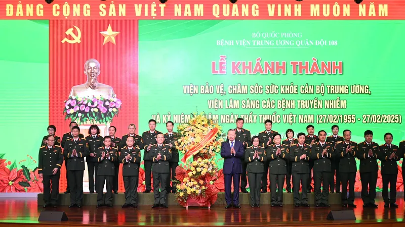 Khánh thành công trình Viện Bảo vệ, chăm sóc sức khỏe cán bộ Trung ương