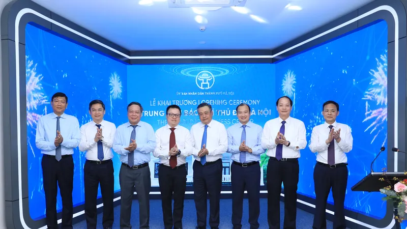 Khai trương Trung tâm Báo chí Thủ đô Hà Nội ứng dụng nhiều công nghệ AI