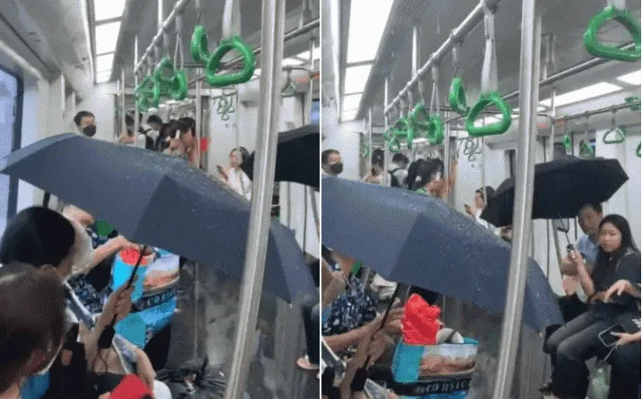 Làm rõ việc hành khách đi metro Cát Linh - Hà Đông phải dùng ô che nước “dột” ngay trong toa