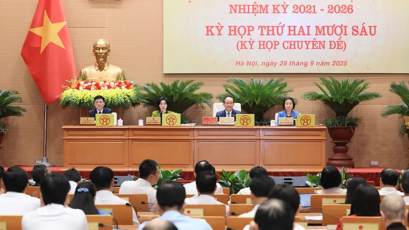 HĐND TP Hà Nội tổ chức kỳ họp thứ 26