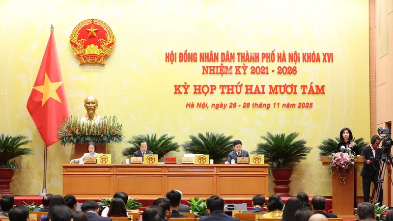 HĐND TP Hà Nội họp sớm kỳ họp cuối năm, xem xét nhiều quyết sách cho năm 2026