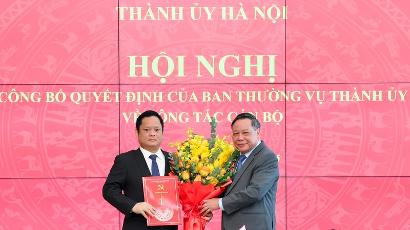 Đồng chí Vũ Minh Tuấn làm Phó Trưởng Ban Tuyên giáo và Dân vận Thành ủy Hà Nội
