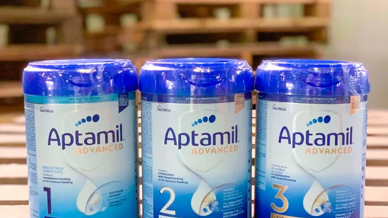 Rà soát sản phẩm sữa Aptamil Infant Formula có nguy cơ nhiễm độc tố