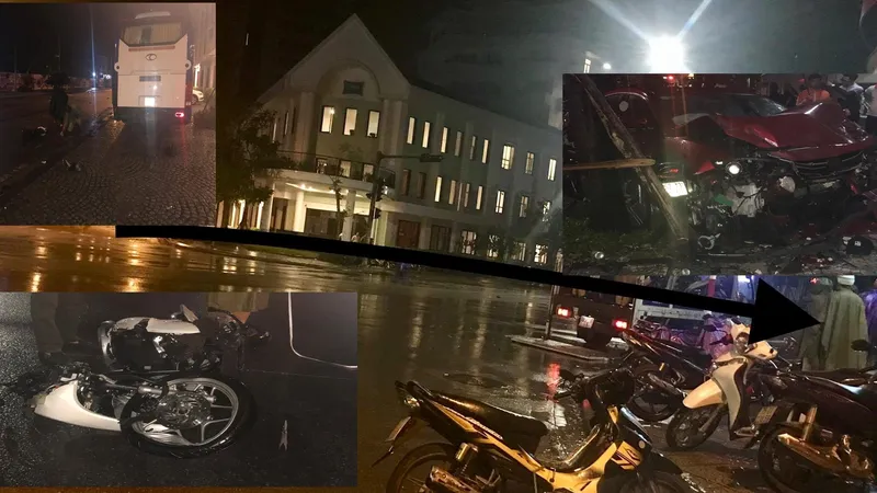 Hiện trường vụ tai nạn