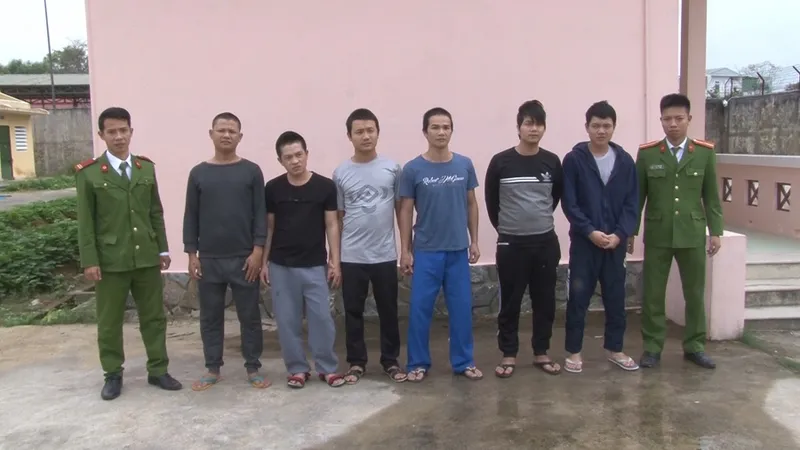 6 đối tượng côn đồ hung hãn bị bắt giữ