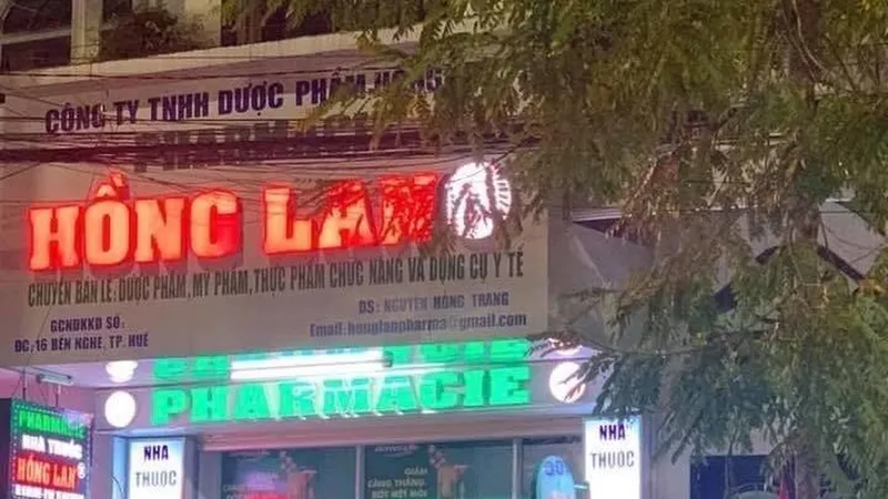 Nhà thuốc Hồng Lan số 16 Bến Nghé, TP Huế