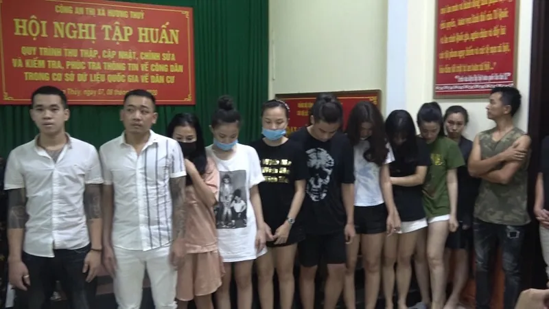 32/33 đối tượng dương tính với ma túy