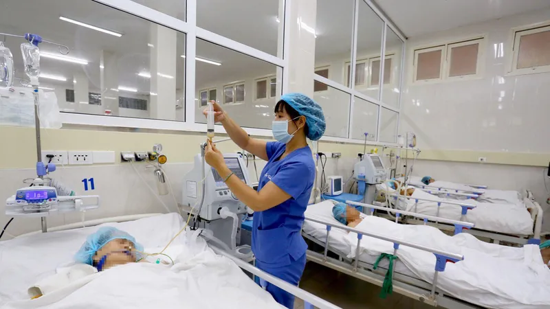 Điều trị cho các bệnh nhân tại Trung tâm Đột quỵ của Bệnh viện Trung ương Huế
