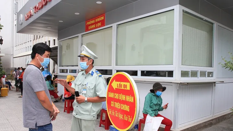 Một khu vực điều trị tại Bệnh viện Trung ương Huế