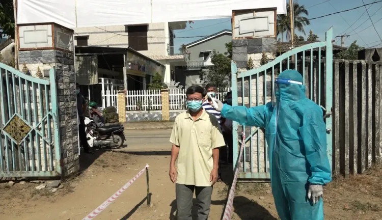Thừa Thiên - Huế: Diễn tập bầu cử tại cụm dân cư cách ly chống dịch Covid-19 