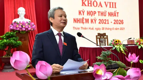 Ông Lê Trường Lưu tái đắc cử chức danh Chủ tịch HĐND tỉnh Thừa Thiên - Huế khóa VIII ​