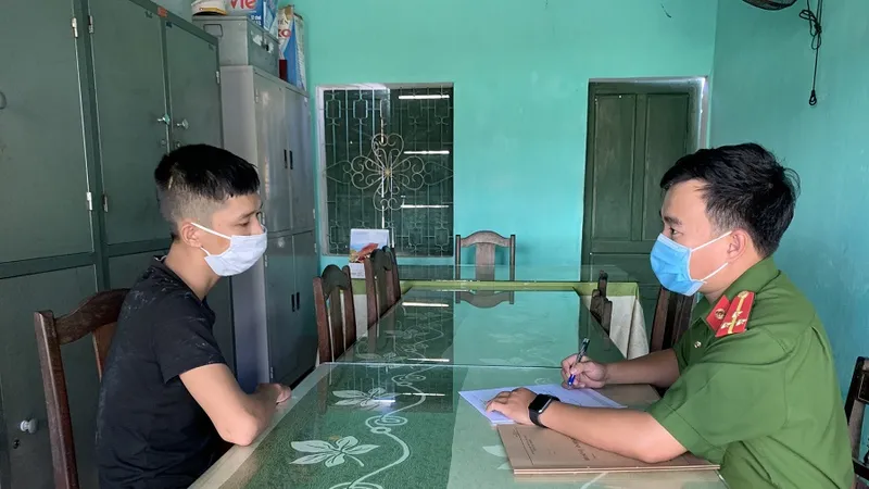Đối tượng Ngô Văn Thanh khai nhận hành vi phạm tội
