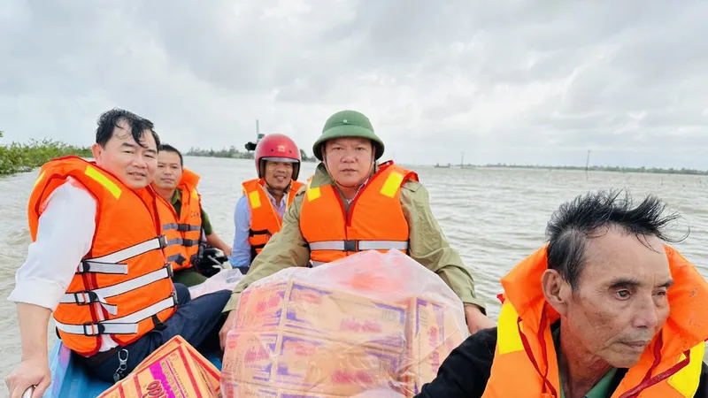 Ban Chỉ đạo quốc gia về Phòng, chống thiên tai kiểm tra công tác ứng phó mưa lũ tại Thừa Thiên Huế