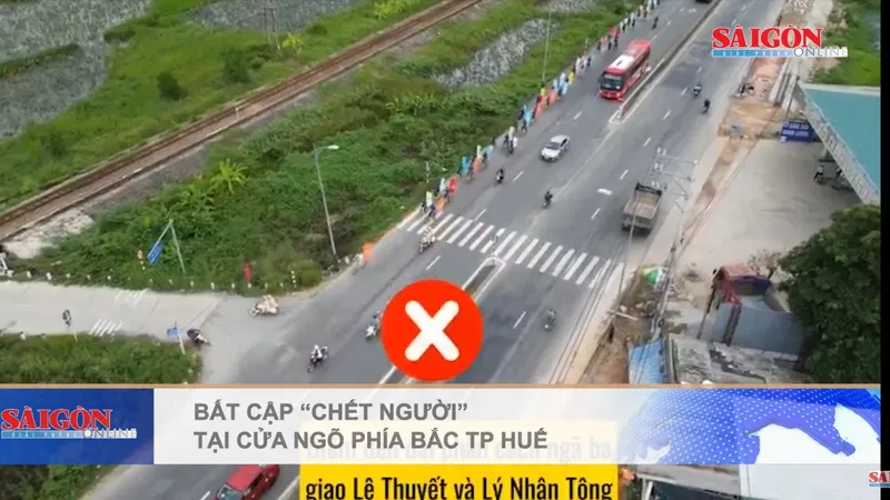 Bất cập “chết người” trên Quốc lộ 1A ở cửa ngõ phía Bắc TP Huế 