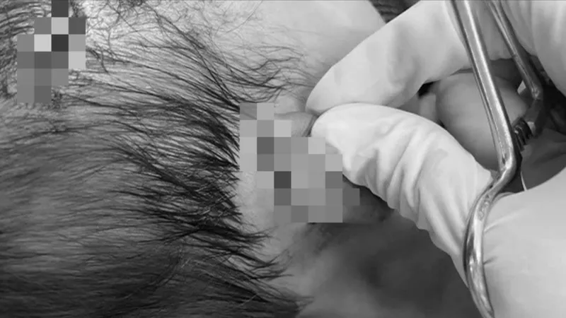 Các y, bác sĩ chữa trị cho bé gái bị chó cắn vào vùng đầu và mặt