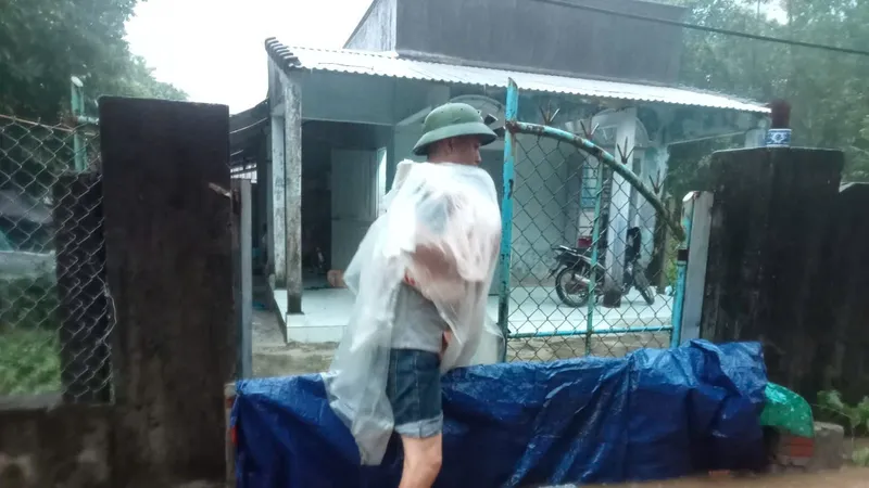 Mưa lớn gây ngập lụt cục bộ tại xã Phú Lộc, TP Huế 
