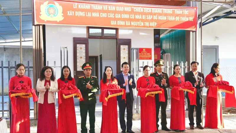 Khánh thành 3 căn nhà cuối cùng thuộc Chiến dịch Quang Trung ở Huế