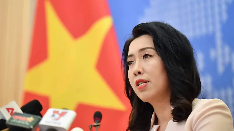 Người Phát ngôn Bộ Ngoại giao Lê Thị Thu Hằng