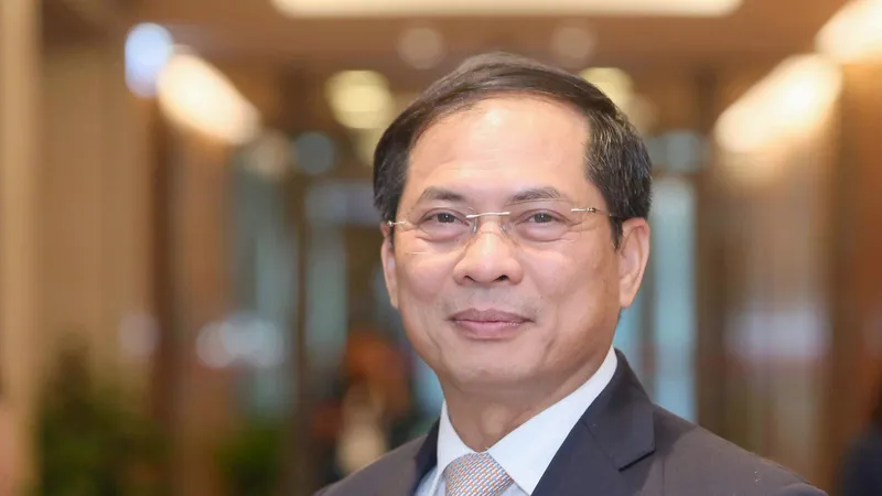 Thứ trưởng thường trực Bộ Ngoại giao Bùi Thanh Sơn. Ảnh: VIẾT CHUNG