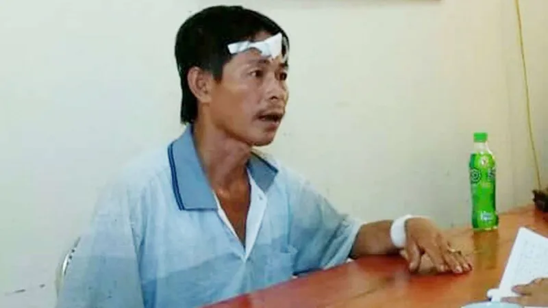 Đối tượng Trần Đức Lân khai báo tại cơ quan điều tra