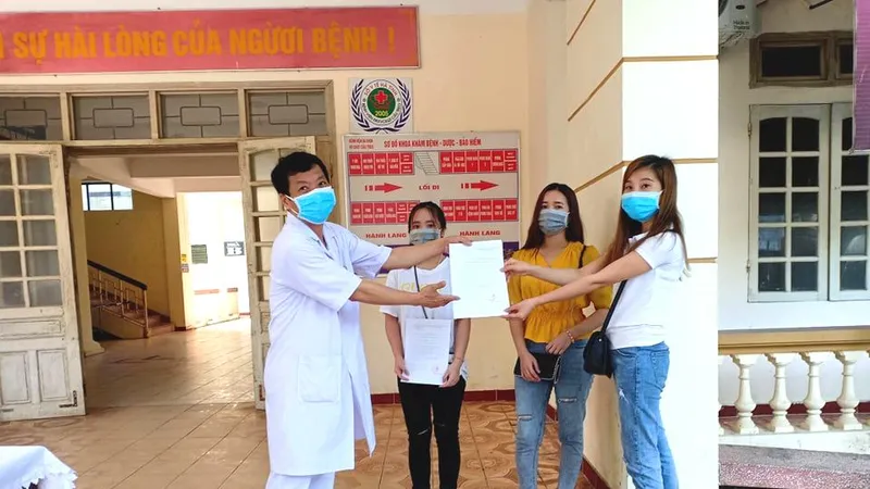 Các bệnh nhân đã được điều trị khỏi bệnh nhận thủ tục ra viện