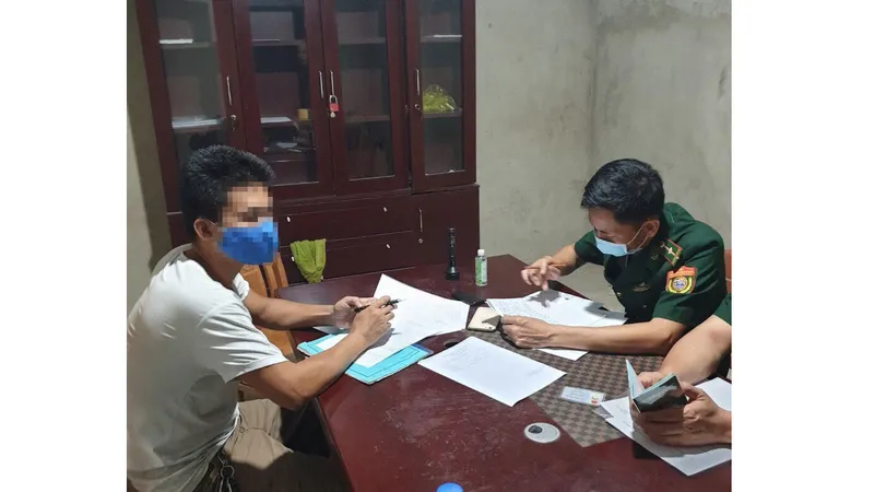 Lực lượng Bộ đội Biên phòng Hà Tĩnh làm rõ hành vi của Đ.Q.T.