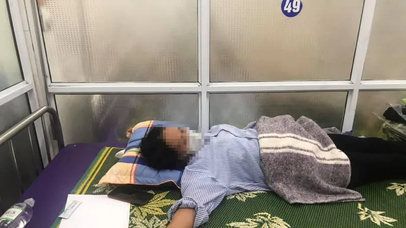 Bệnh nhân bị ngộ độc được điều trị kịp thời tại bệnh viện