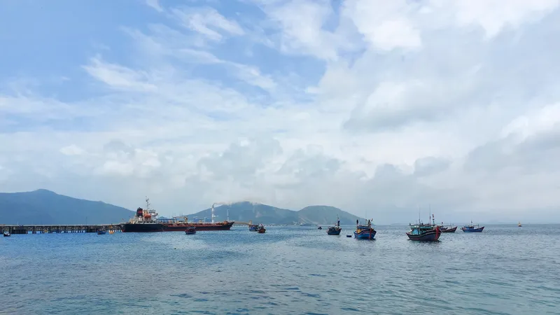 Một góc vùng biển Hà Tĩnh