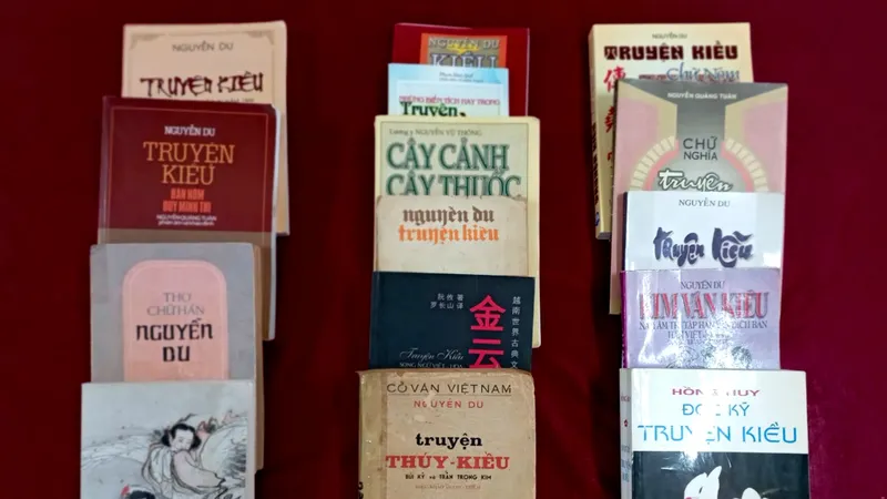 Bộ sưu tập sách nghiên cứu về Nguyễn Du và "Truyện Kiều"