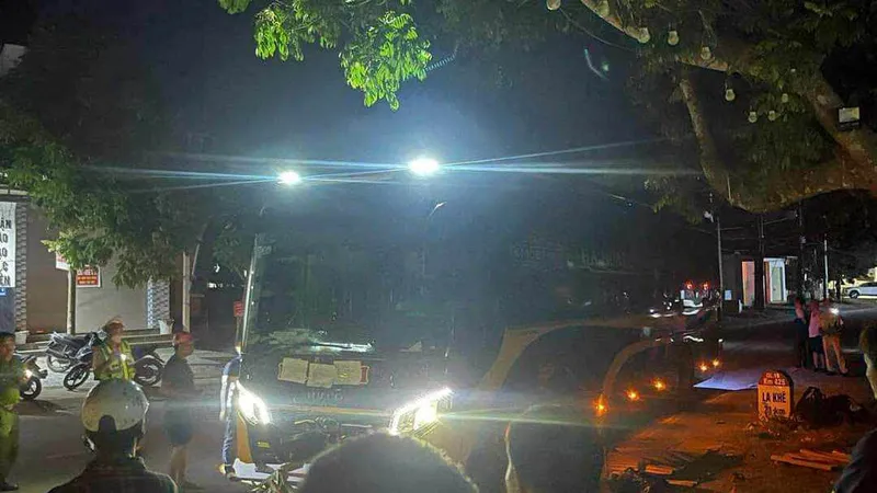 Hiện trường vụ tai nạn 