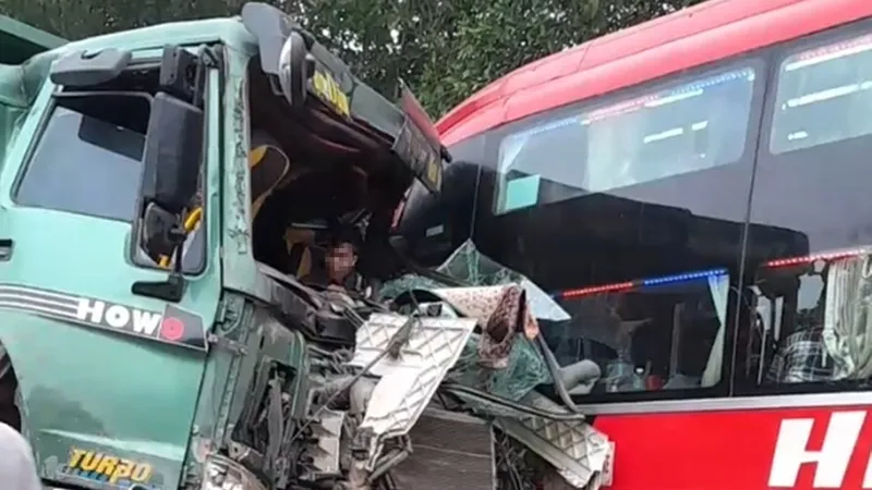 Hiện trường vụ tai nạn 
