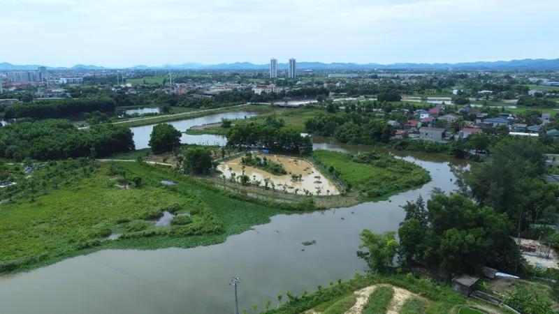 Khu vực vườn chim nhân tạo bên bờ sông Đông 